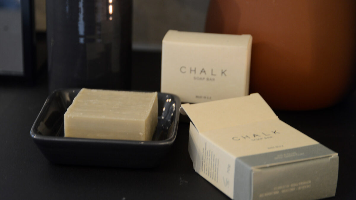 soap dish and soaps