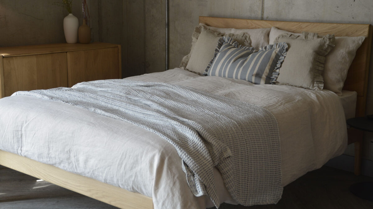 Pale Cotton Waffle Bedspreads - Image 11