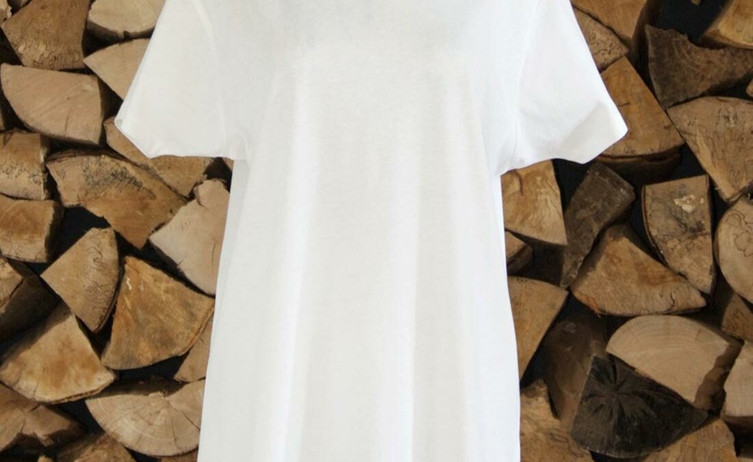 soft cotton T shirt white