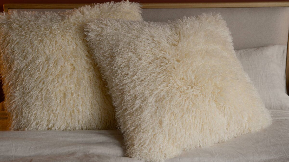 soft faux afghan cushions large