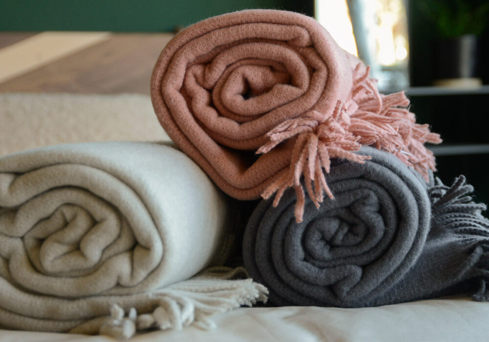Soft Knitted Look Throws | Throws & Blankets | Natural Bed Co