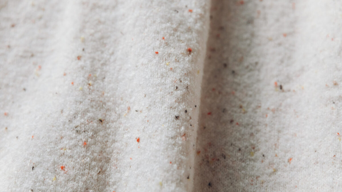 speckle throw detail
