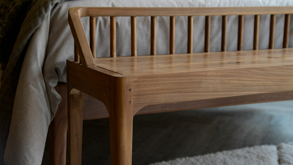 spindle bench detail