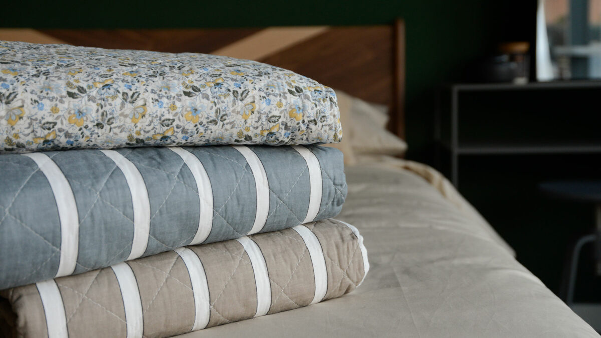 spring 2022 quilted throws