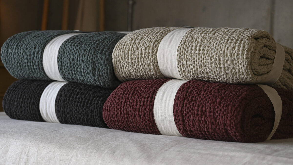 Textured Stonewash Cotton Bedspreads