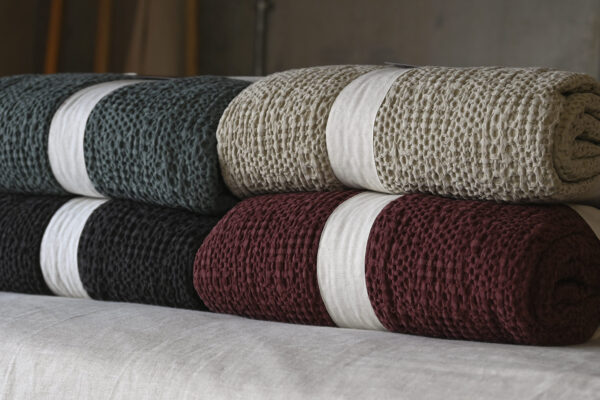 Textured Stonewash Cotton Bedspreads