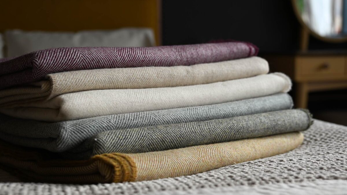 Extra Large Merino Throws - 6 Colours