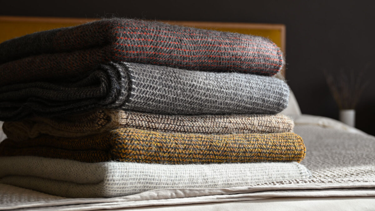 Heavyweight Check Wool Blankets