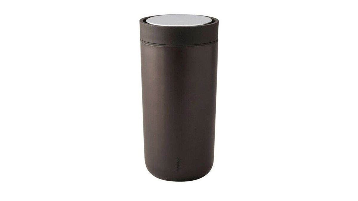 stelton to go cup metallic brown
