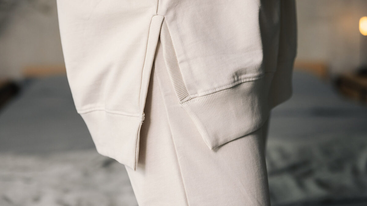 stone sweatshirt detail