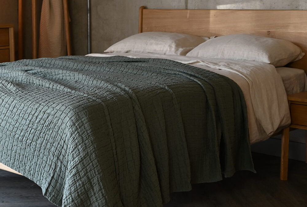 Contemporary Textured Cotton Bedspreads - Image 13