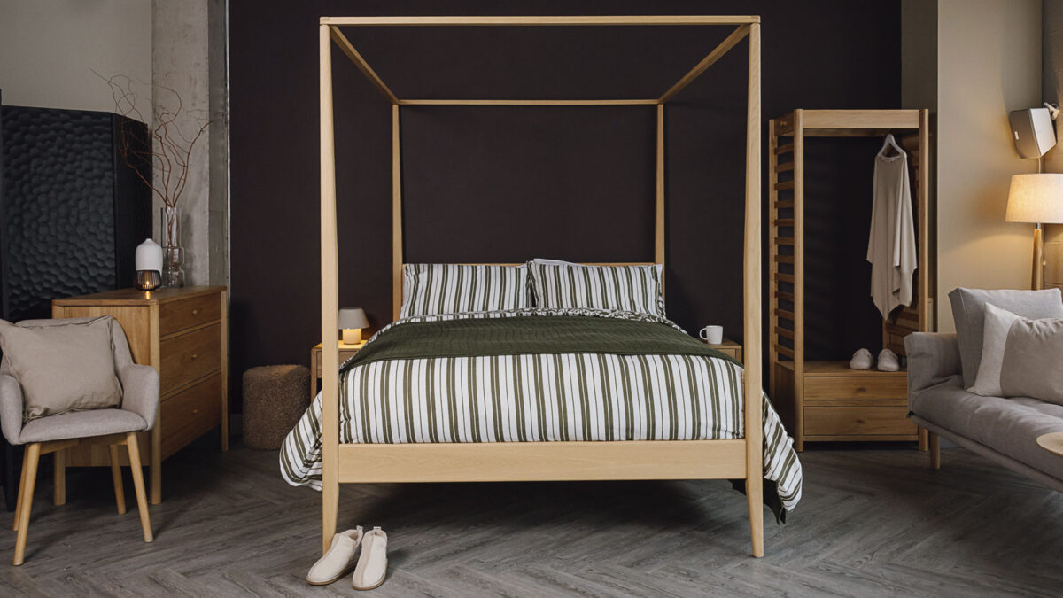 Nordic Woodland Green Brushed Cotton Duvet Set - Image 8