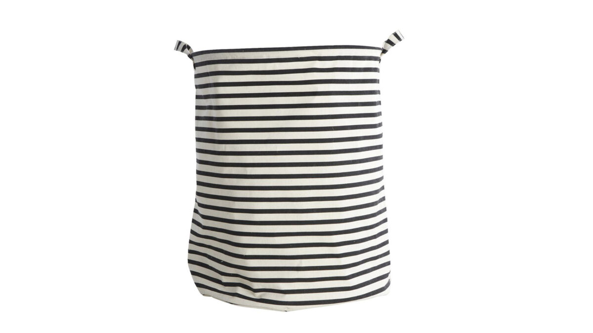 striped-fabric-laundry-bin