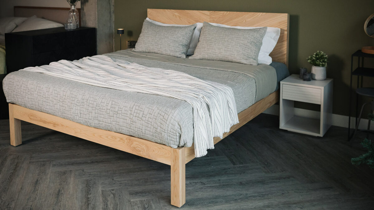 super king ash bed Hathersage