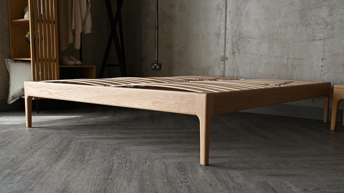 QUICK SHIP Oak Bed - Superking Camden Without Headboard