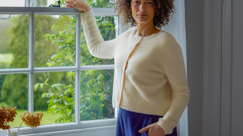 super soft cream cardigan