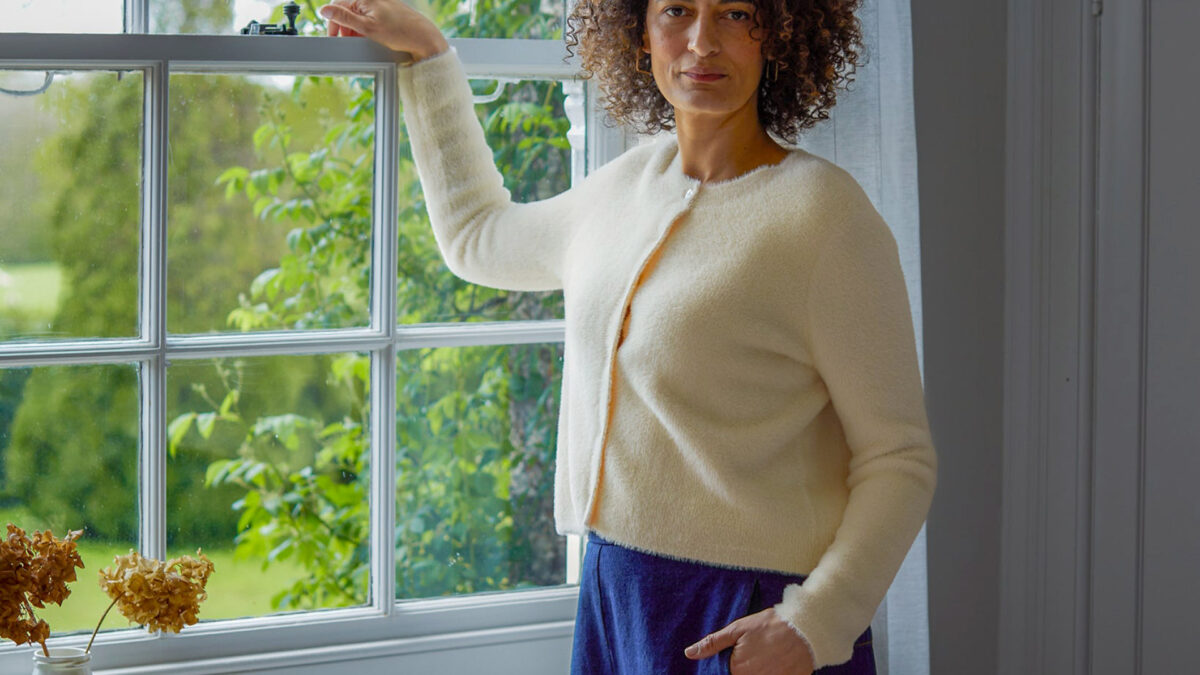 super soft cream cardigan
