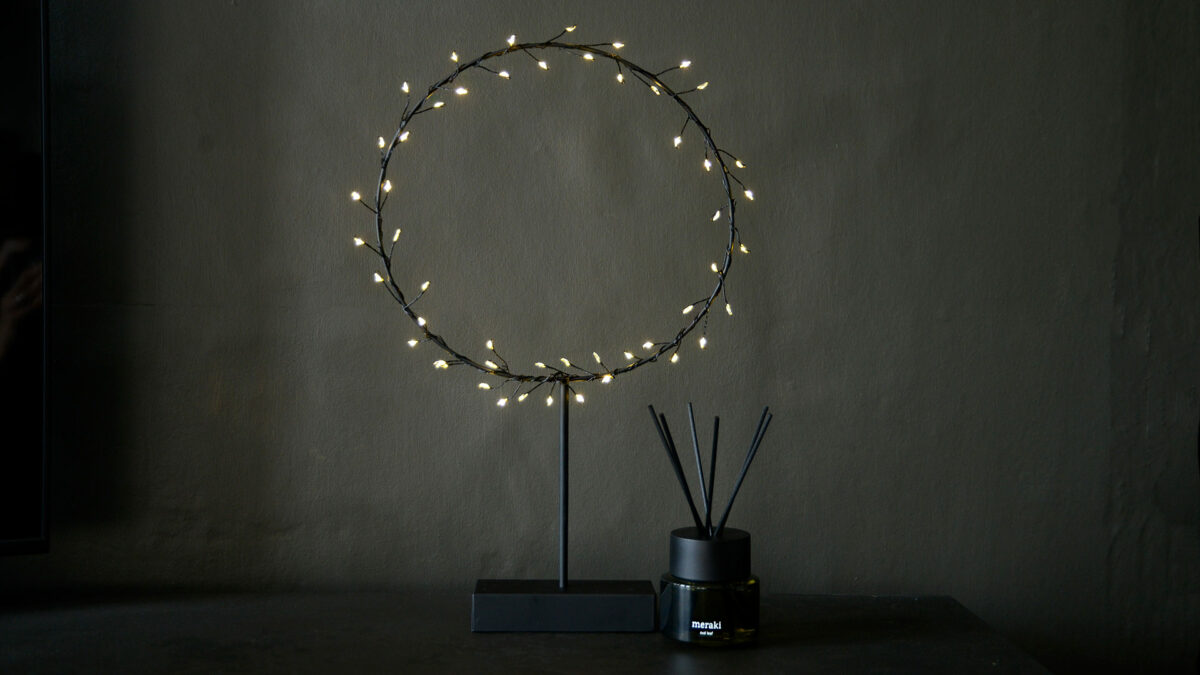 table top light ring with diffuser