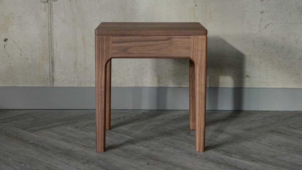 designed to go with our Hoxton and Camden beds this is the taller Camden bed-side table in Walnut