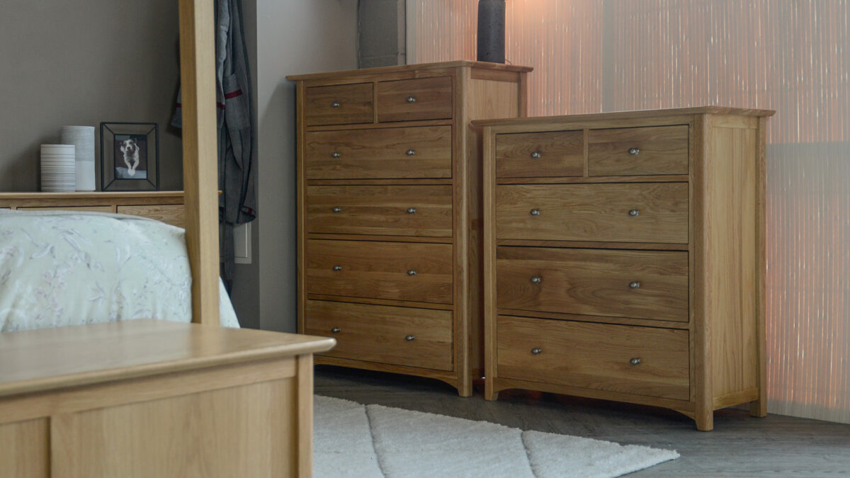 tall oak chests