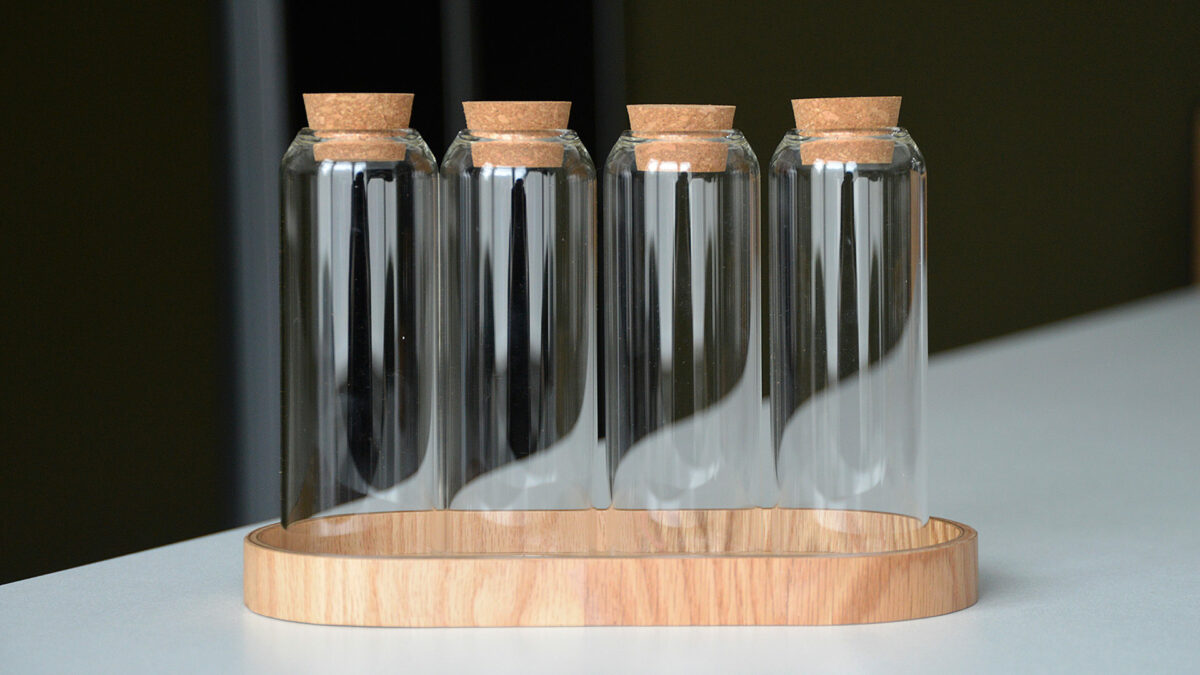 tall slim storage jars