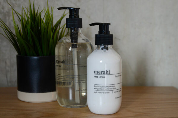 organic hand lotion and liquid soap in Tangled Woods