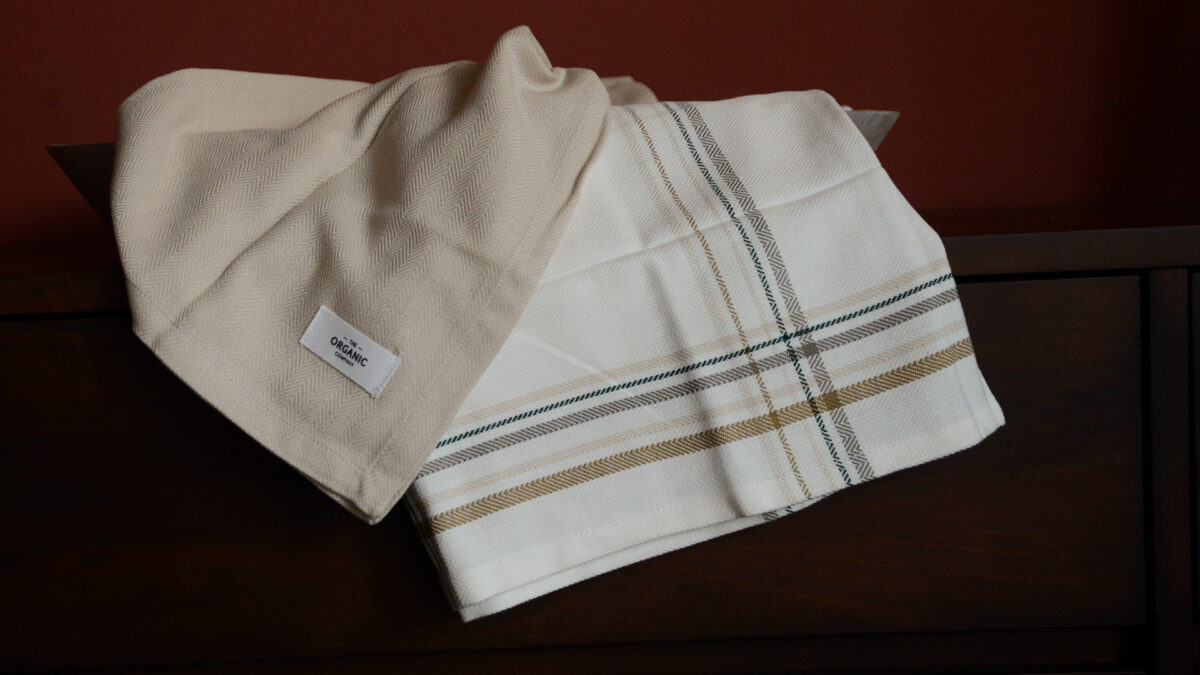 Organic Cotton Tea Towel Sets - 2 Colourways - Image 3