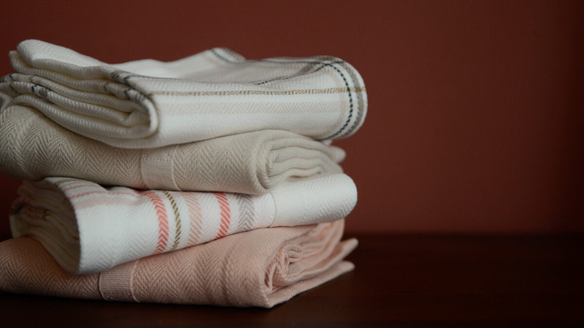 Organic Cotton Tea Towel Sets - 2 Colourways - Image 2