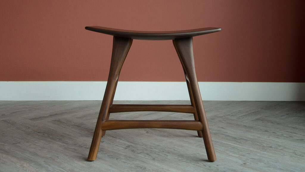 teak ethnicraft osso stool