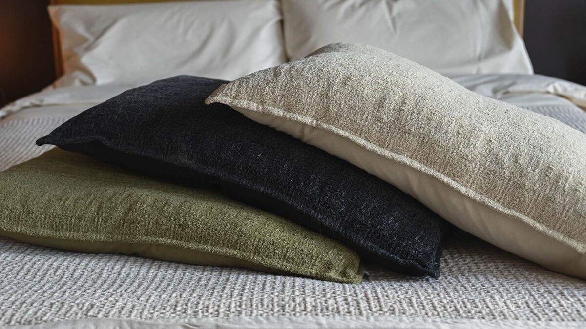 Textured Pattern Cushions - 3 Colours
