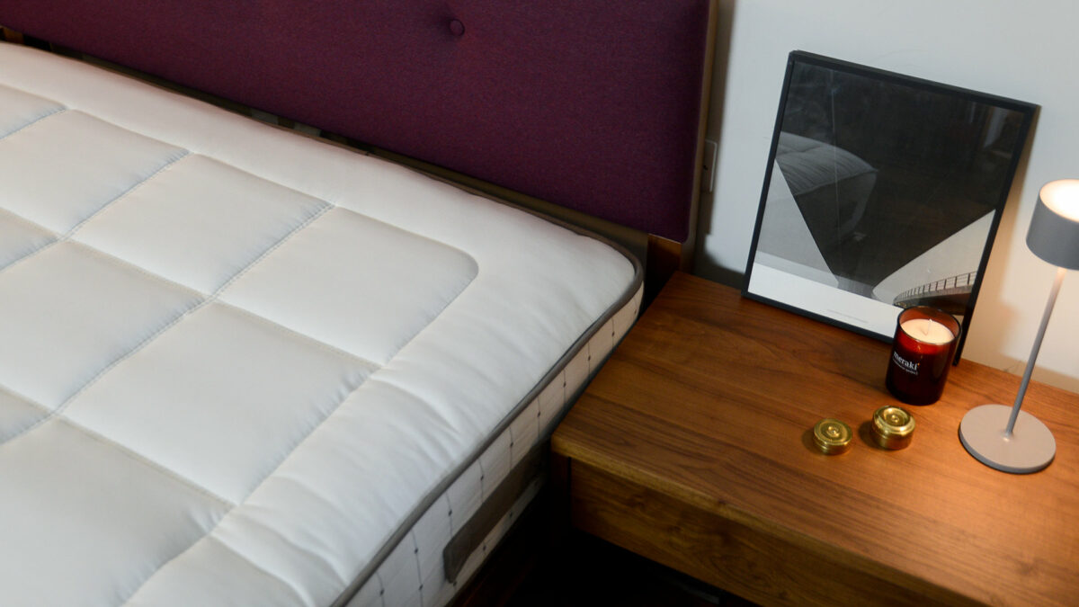 top corner rolled sprung mattress