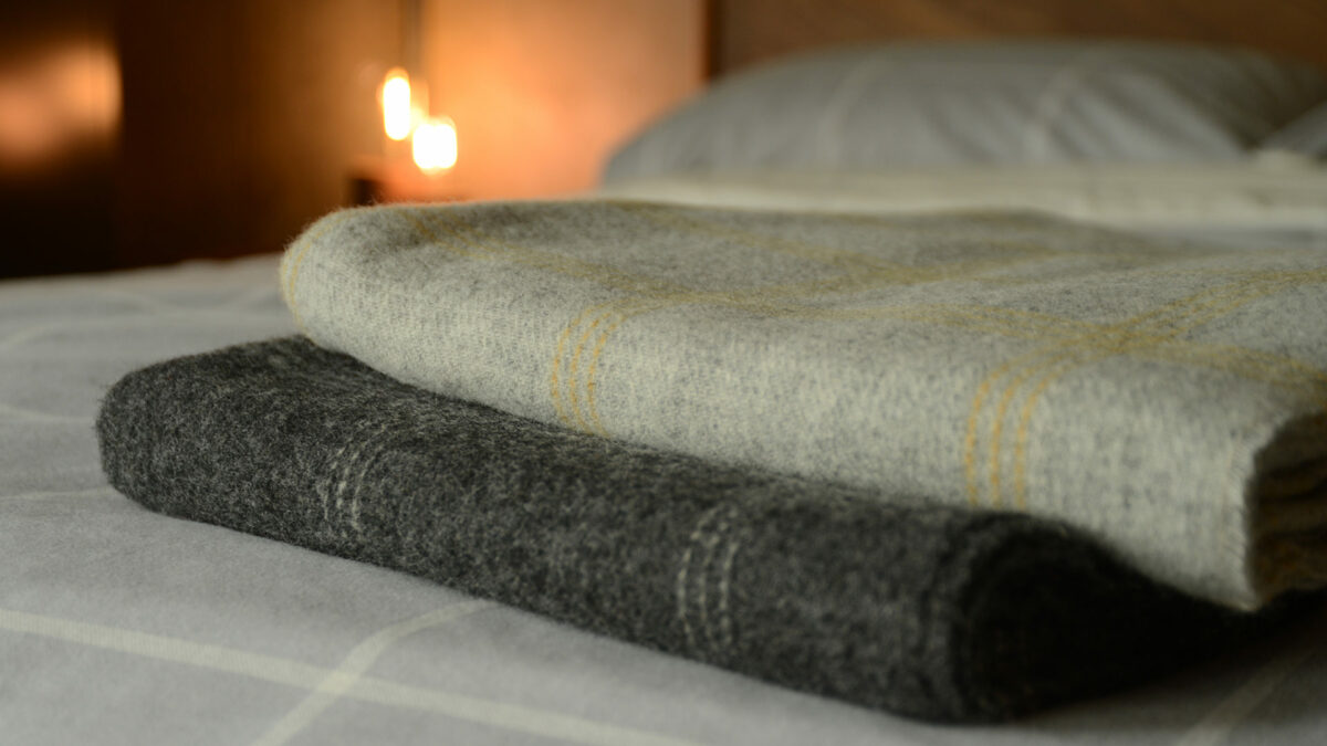 modern merino throw