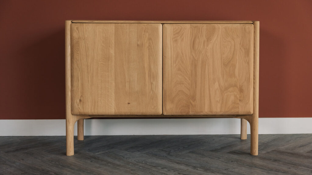 two door oak sideboard
