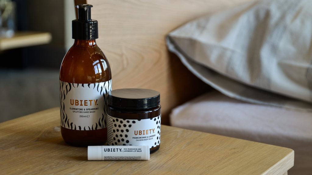 Ubiety natural vegan toiletries collection