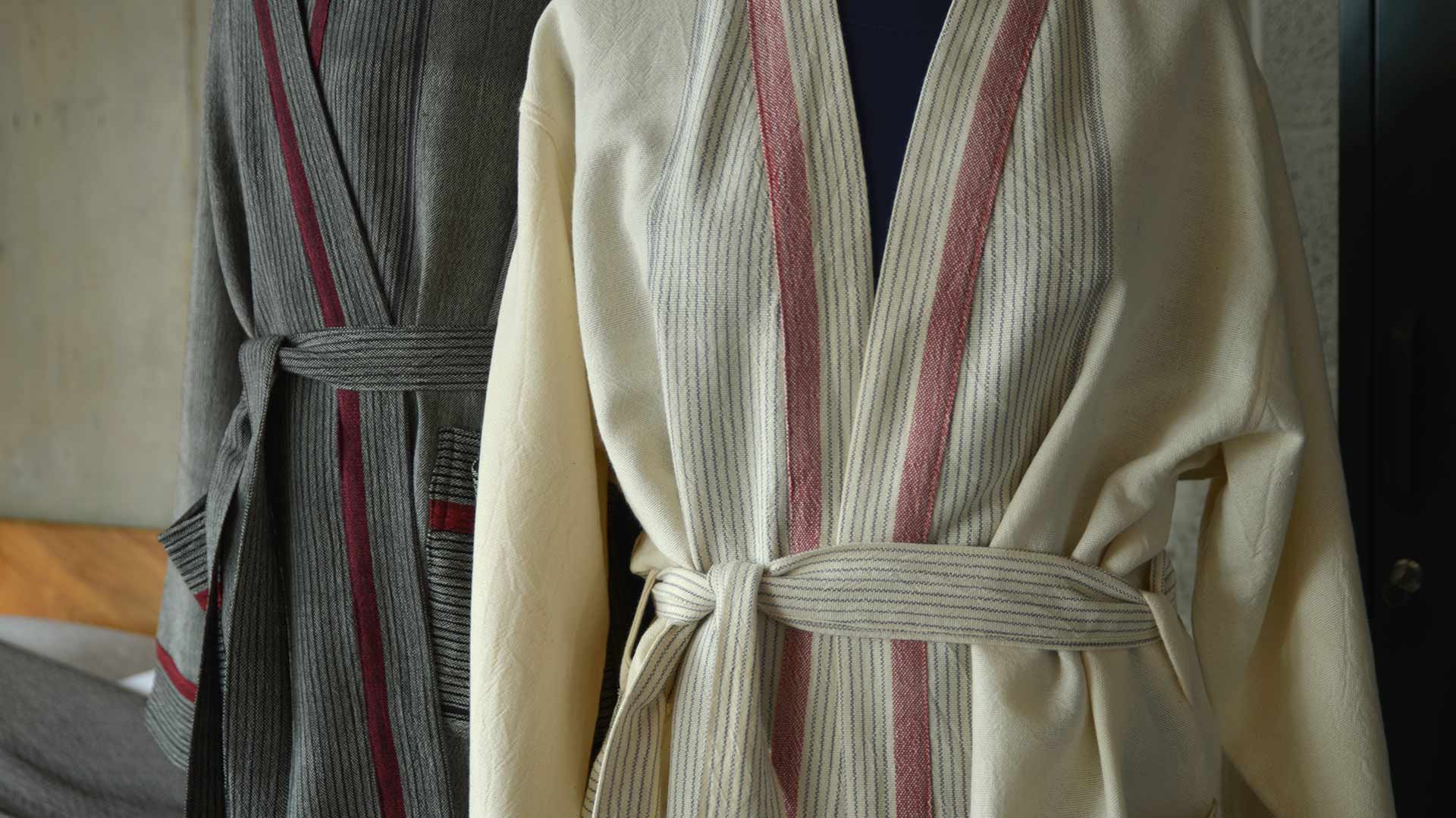 Unisex Luxury Soft Cotton Robes Natural Bed Company