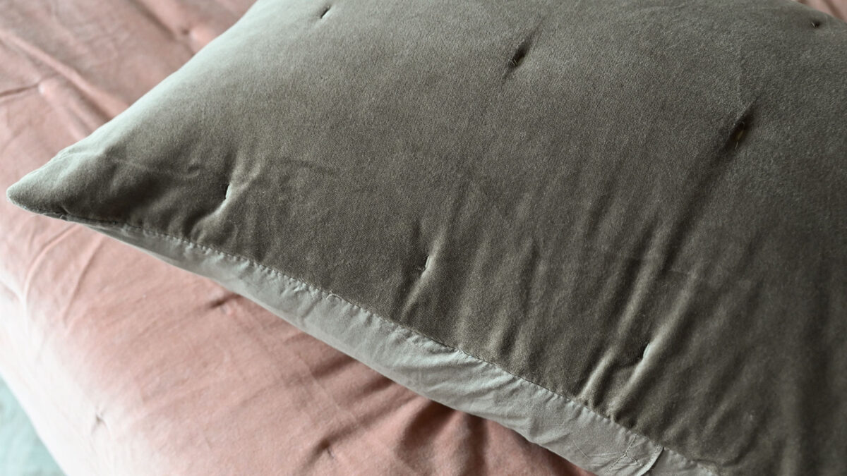 Velvet Bedspread Sets - Rose or Olive - Image 13