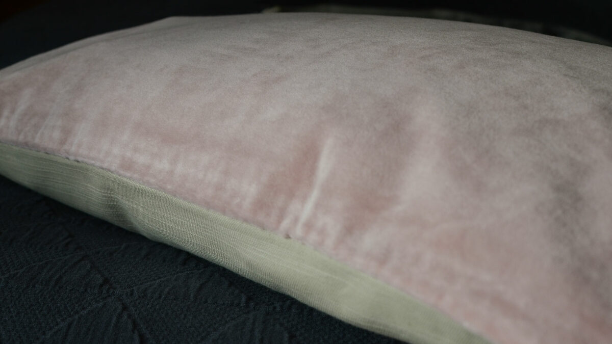 Velvet Cushion - Blush