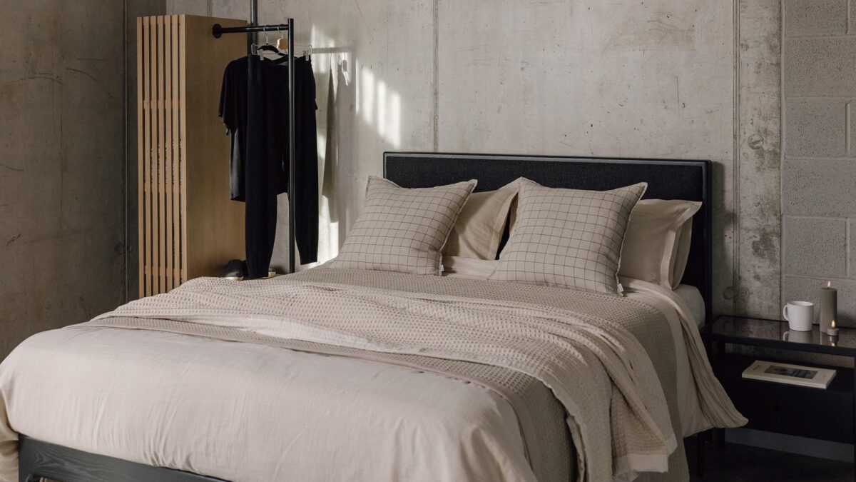 Neutral Waffle Weave Blankets - Extra Large - Image 6