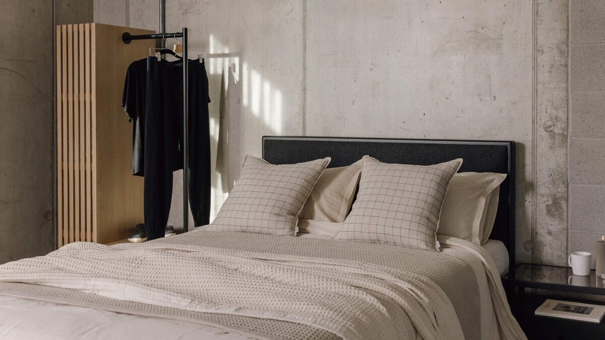 Neutral Waffle Weave Blankets - Extra Large