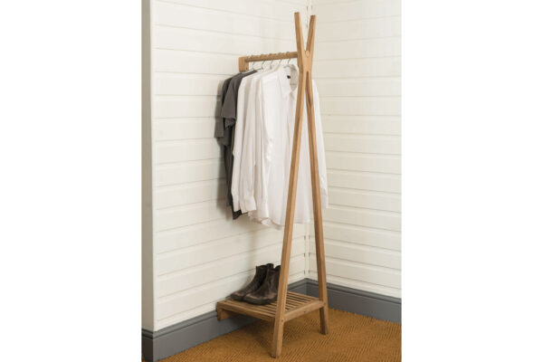 Wooden Clothes Rail Home Storage Natural Bed Company