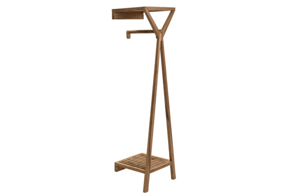 wall mounted rail with upper shelf 1920