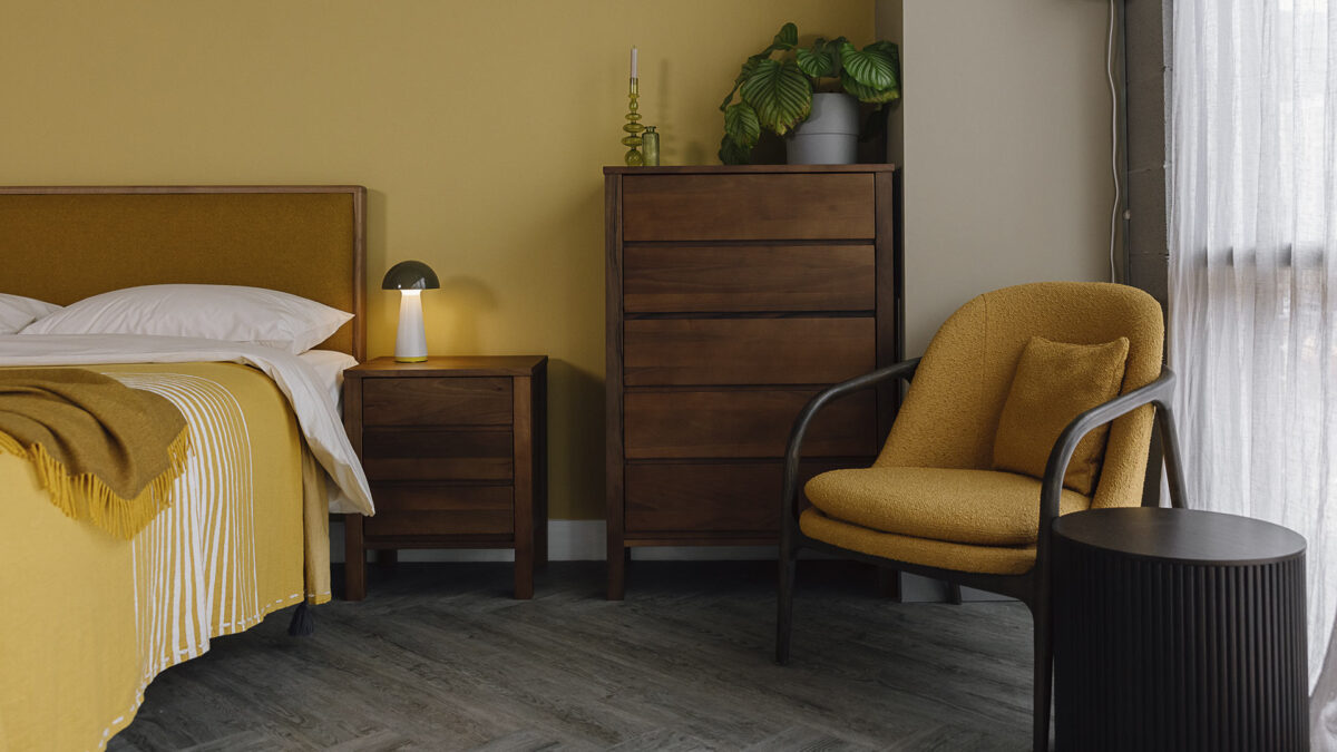 Black Lotus Shaker Collection - Tall Walnut Chest - Image 9