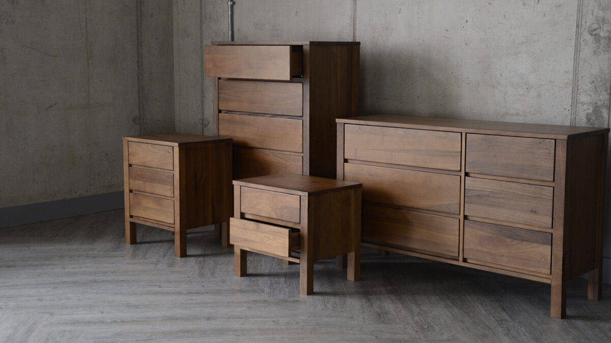 Black Lotus Shaker Collection - Tall Walnut Chest - Image 14