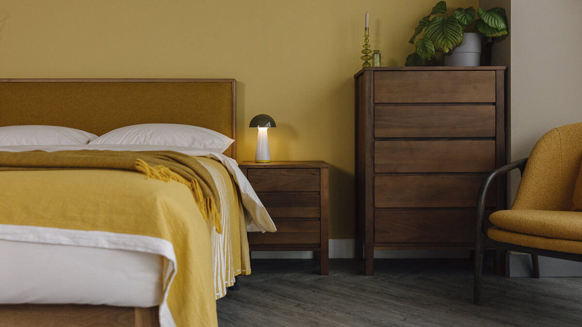 Black Lotus Shaker Collection - Tall Walnut Chest - Image 6
