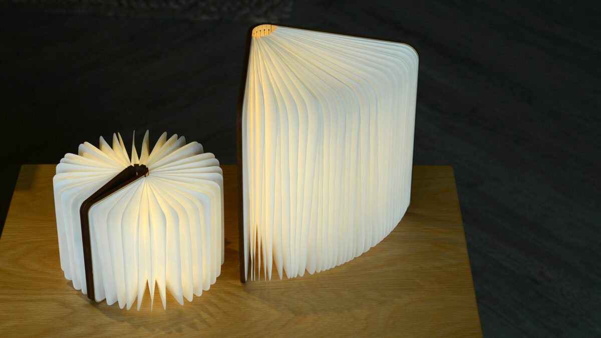walnut book lights 2 sizes b