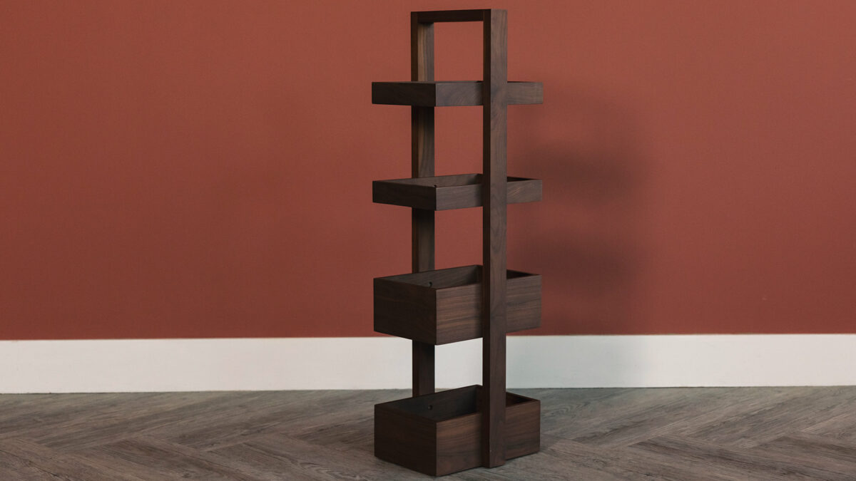 walnut caddy