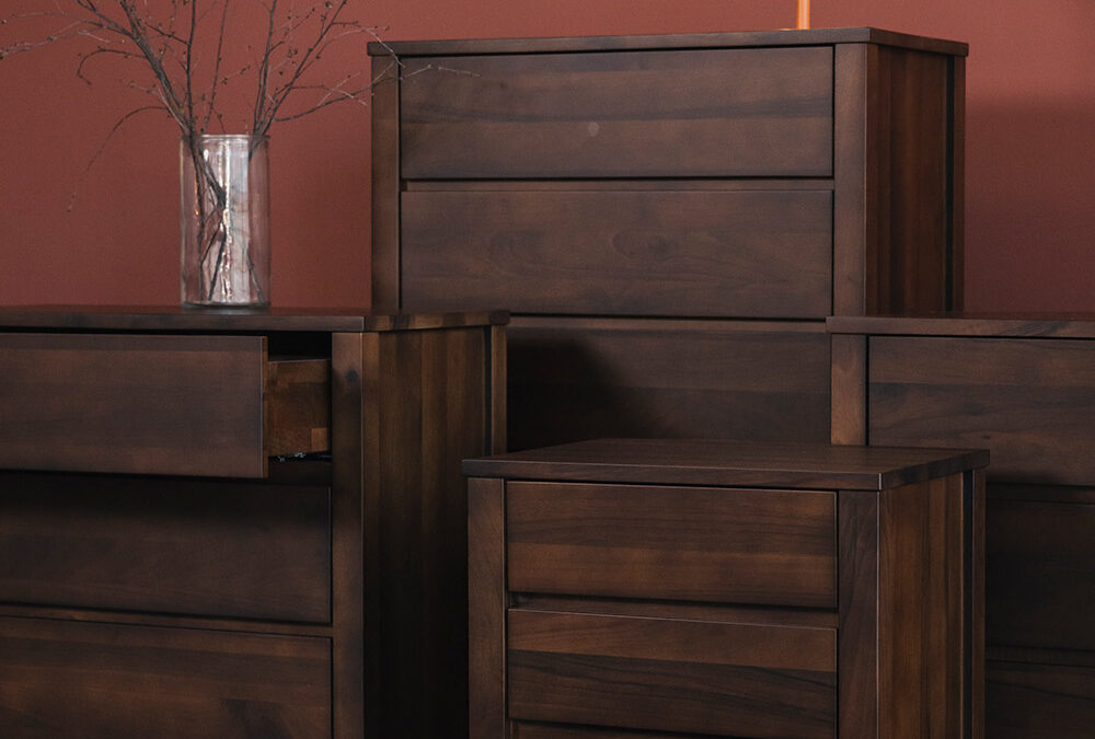 walnut shaker furniture smoked finish portrait