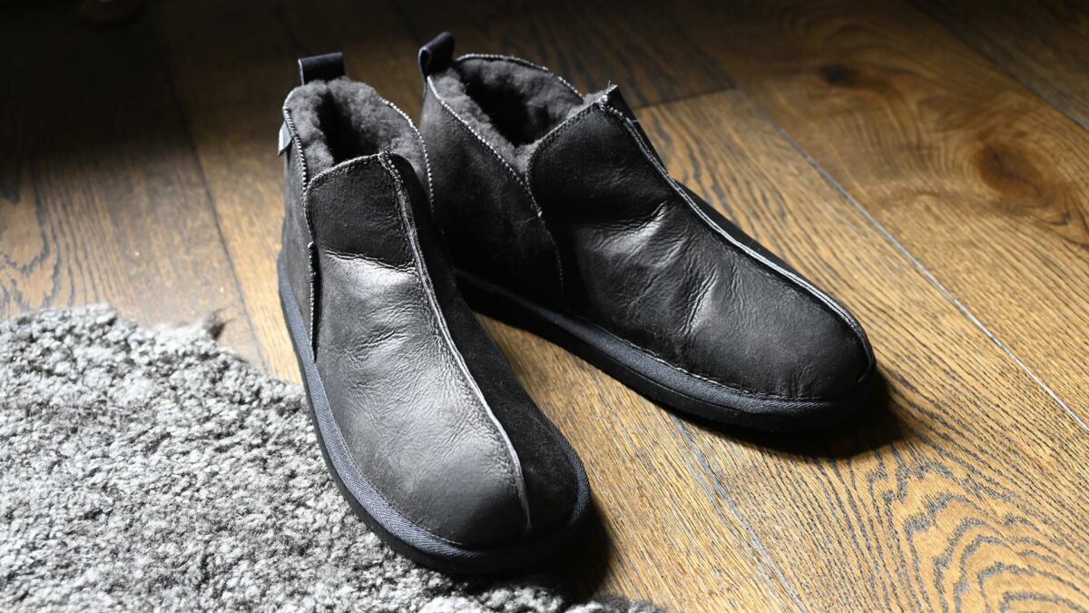 Anton Fleecy Sheepskin Slippers - Image 4