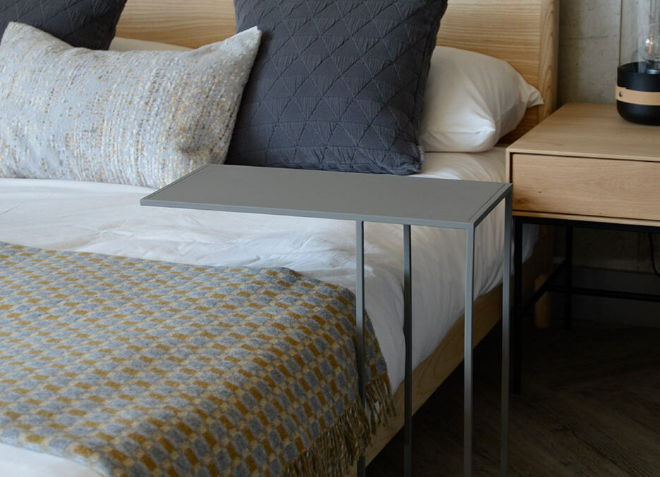 warm grey side table