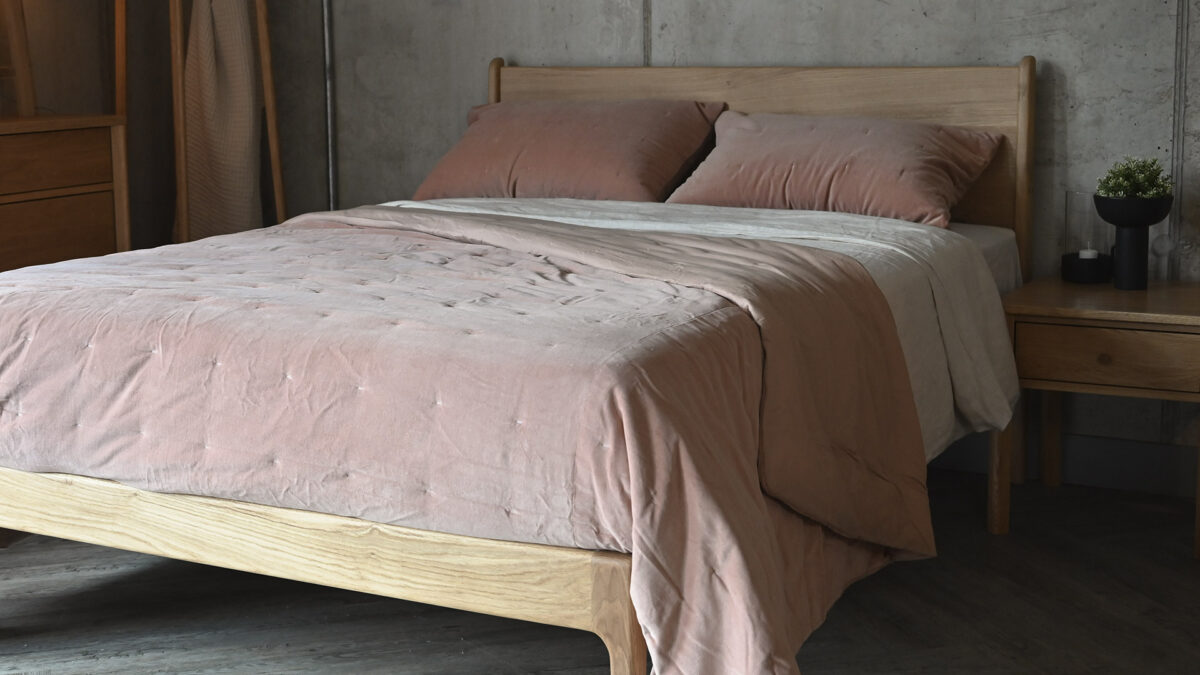 Velvet Bedspread Sets - Rose or Olive - Image 3